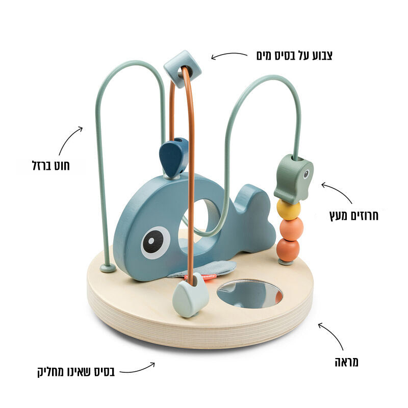 מבוך חרוזים מעץ, וולי הלוויתן